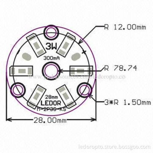 LD 3W ODM 5630/2835/3014/5050 SMD LED Module, Lightweight and Easy Assembly Process
